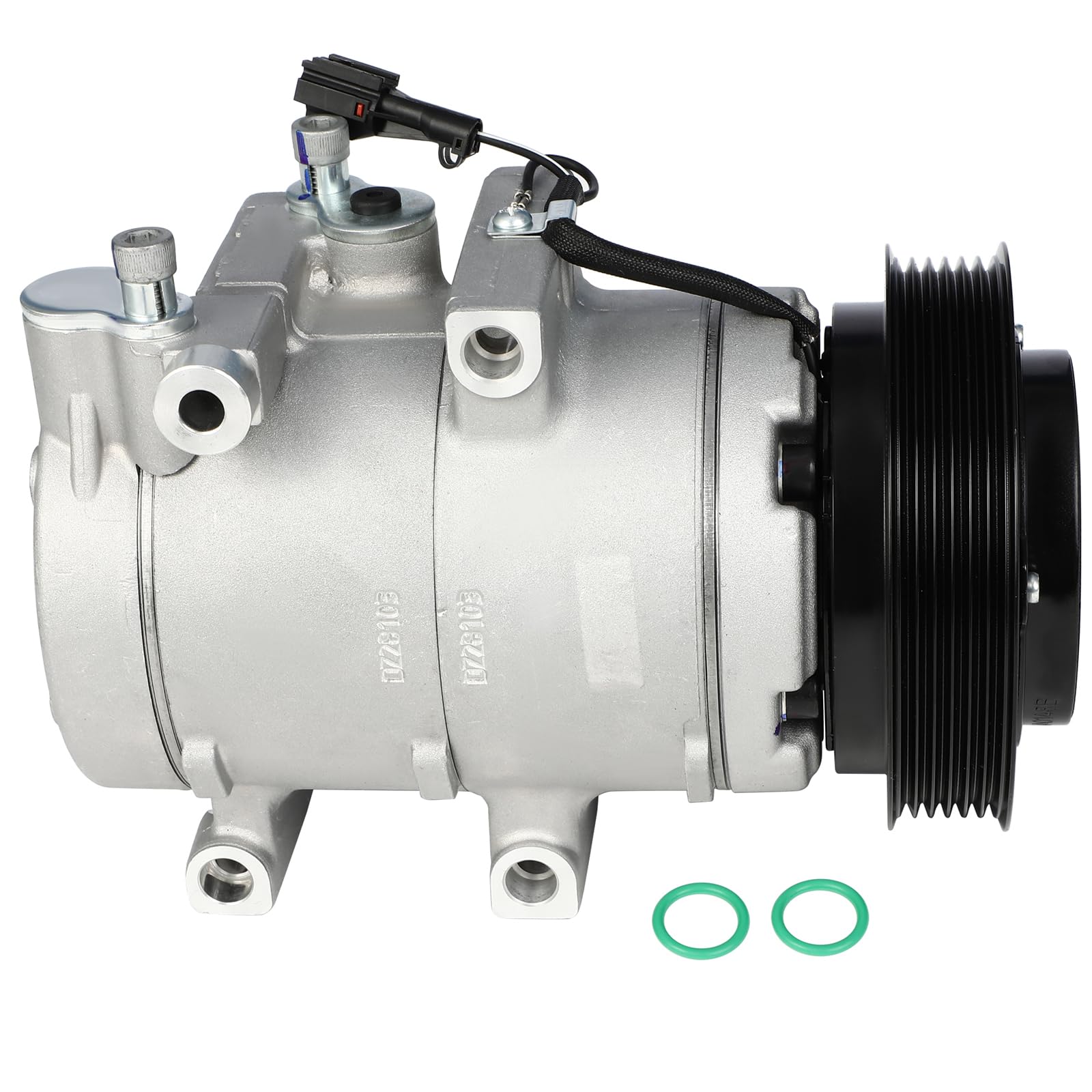 Photo 1 of ECCPP AC Compressor Fast Cooling 2002-2006 Fit for Kia Optima 2.7L 1999-2001 Fit for Hyundai Sonata 2.5L Air Conditioning Compressor 6 Grooves HS18
