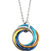 Möbii Pride Jewelry - Stylish Fidget Keychains, Necklaces, Earrings - by Steel Lynx