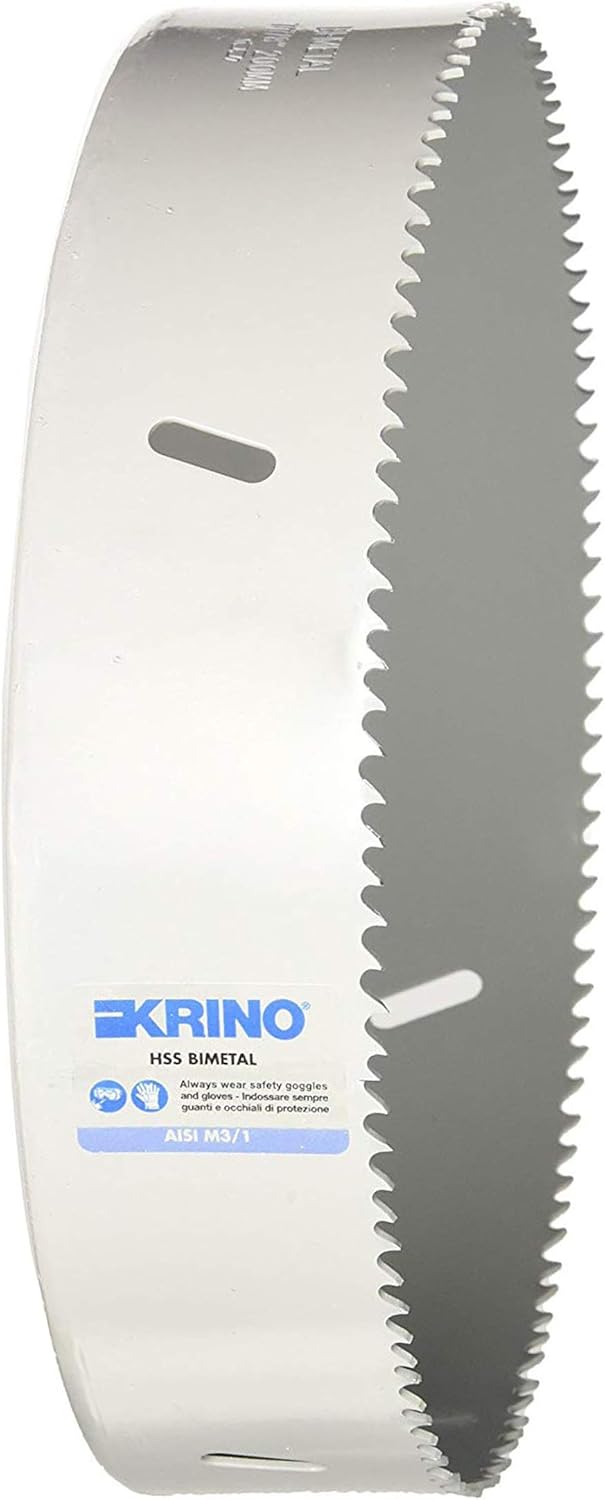 Krino 2106020000 - Bi-Metallic Holesaws HSS Variable Teeth, Grey - 200 mm