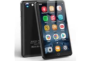 AHENOD 80GB MP3 Player with WiFi and Bluetooth, 4.02" Android MP4 Player with 13MP Camera, Music Player for Kids with Speakers, Streaming Music Player with Spotify, YouTube and Play Store