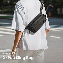tomtoc 3.5L X-Pac Sling Bag with RFID