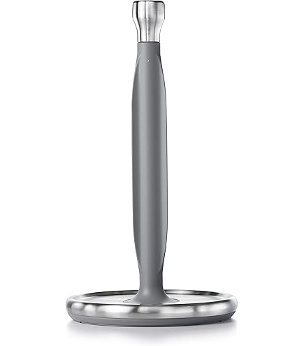 Umbra Tug Modern Stand Up Paper Towel Holder in Metallic Black | The Home Depot Canada
