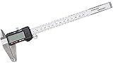 WONDERSUNM Electronic Digital Caliper with Large LCD Screen 0-8 Inches/0-200 mm Measuring Range Inch/Metric/Fraction Conversion Measuring Tool for Professional
