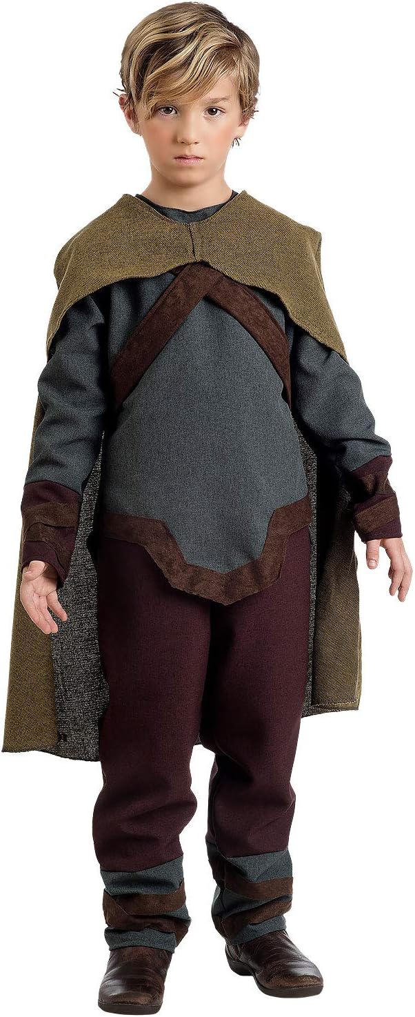 Woodland Children Costume 3pcs for Lord of The Rings Fans Blue Brown - 9/11 Jahre