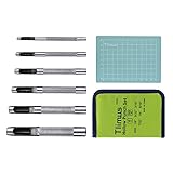 Tlimus 6 Pieces Hollow Punch Set (1/8"-5/16") with
