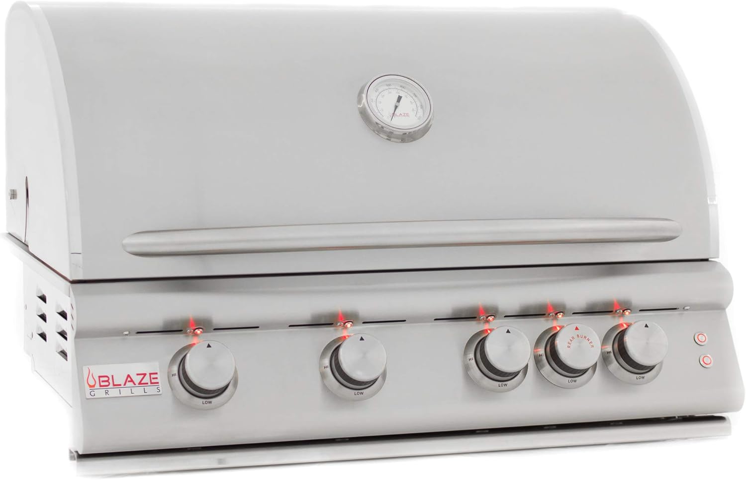review Blaze Grills Intelligent 32-Inch Built-In 4-Burner Natural Gas Outdoor Grill with Accent LED and Halogen Hood Lighting