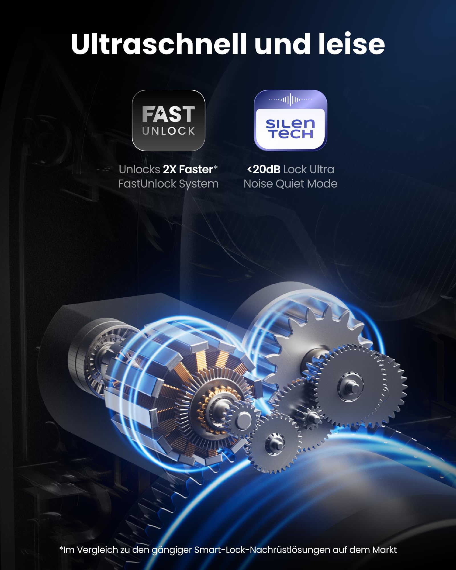 SwitchBot WiFi Smart Lock Ultra mit Keypad Vision Pro – 3D-Gesichts- & Venen-Erkennung, kontaktlose Entsperrung, passend für Europrofil-Zylinder, kompatibel mit Matter, Alexa, Google und IFTTT 6