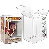 MALKO Funko Pop Protector | Figure NOT Included | 0.5 MM Thick Recyclable Plastic | Compatible with Funko Pop! 4 inch Figures | 20 Pack