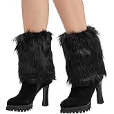 Nanxson Womens Fur Leg Warmer Winter Short Boot Cuffs Covers Sleeves TTW0071