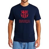 Icon Sports Officially Licensed FC Barcelona Cotton T-Shirt - Unisex Adult