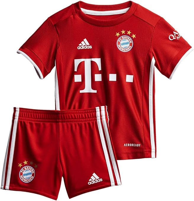 Fc Bayern Munich Baby Home Jersey 2020 21 Baby Kit Children Unisex Red 80 Amazon Co Uk Sports Outdoors