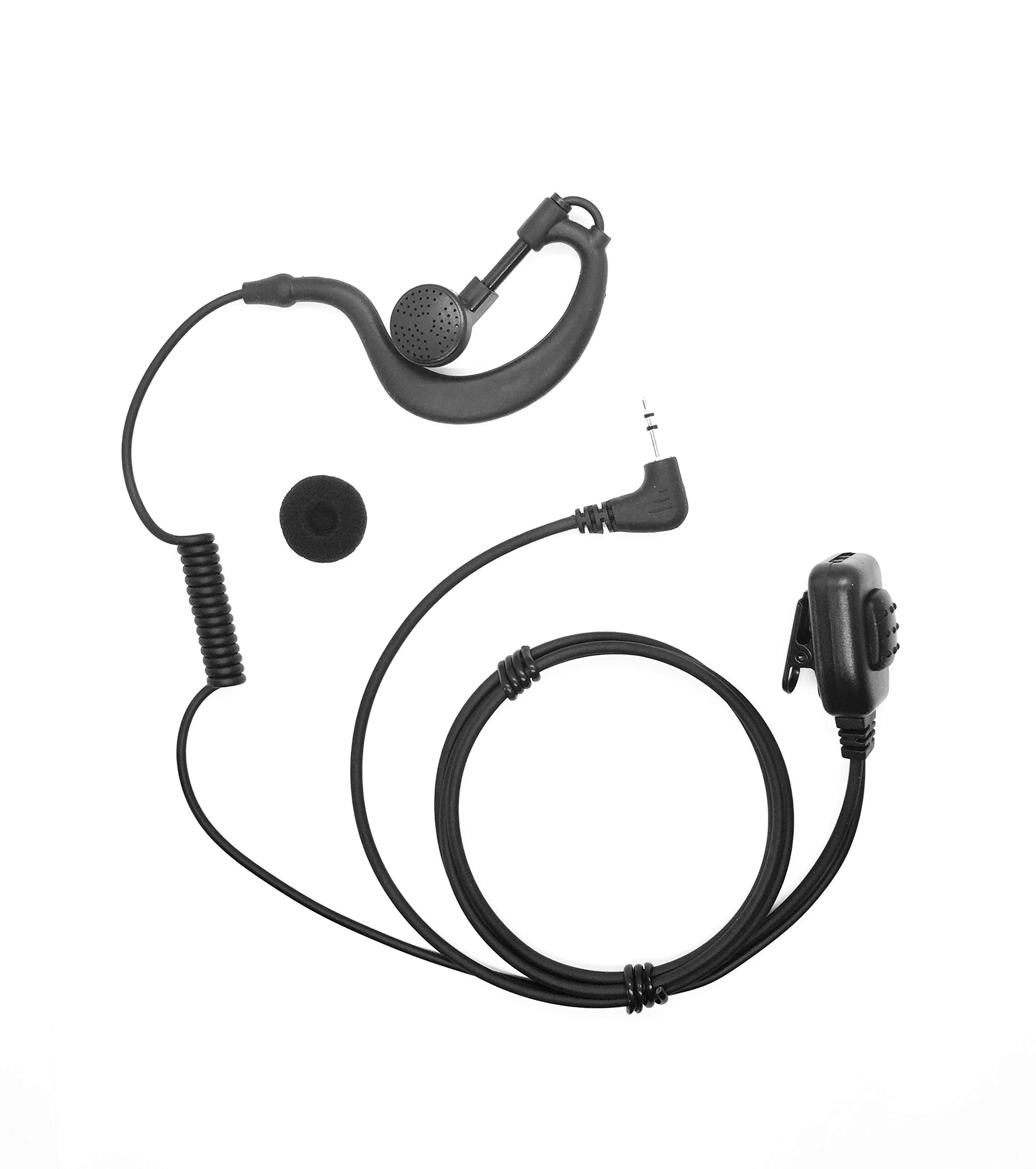 G-Shape Motorola TLKR Radio Earpiece for TLKR-T3, TLKR-T5, TLKR-T6, TLKR-T7, TLKR-T8, TLKR-T9, TLKR-T80