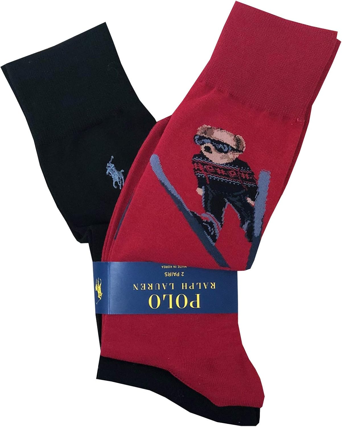 polo teddy bear socks