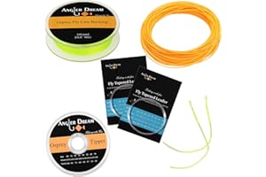 ANGLER DREAM AnglerDream WF Fly Fishing Line Kit 1 2 3 4 5 6 7 8 9WT Fly Fishing Line Leader Braided Backing Fish Line