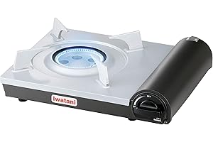 Iwatani America EPR Cassette Feu-EcoPremium Portable Butane Stove Cooktop, Black