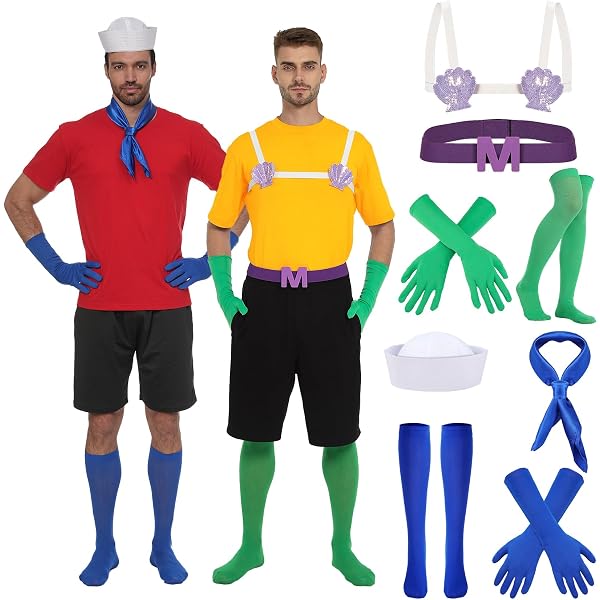 Halloween-Kostüm-Set Für Damen – Lila Stirnband, Grüner Schal, Nerdbrille, 2 Oberschenkelstrümpfe, 5-teilig, Für Party & Cosplay