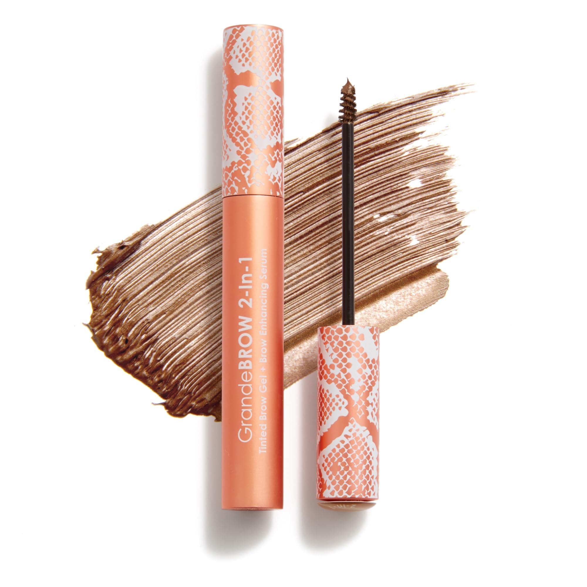 Photo 1 of Grande Cosmetics GrandeBROW 2-in-1 Tinted Brow Gel + Brow Enhancing Serum, Light