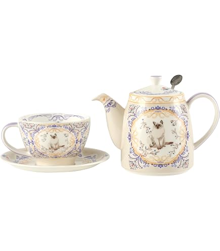Amazon.com | London Pottery Farmhouse Animal Pattern Teapot for