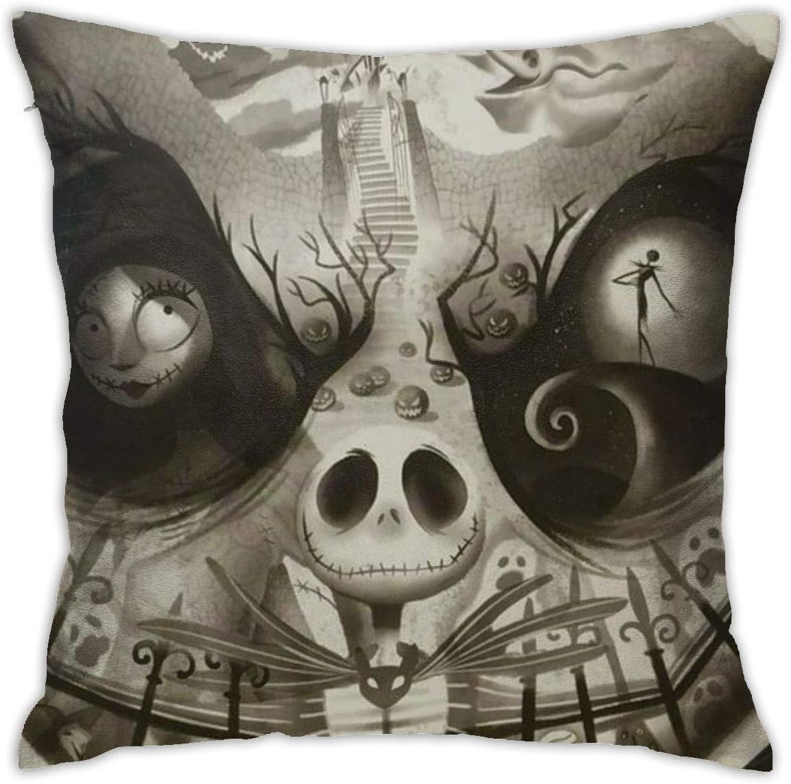 OSY Nightmare Before Christmas Pillowcase Soft Square