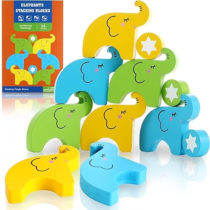 elephant building blocks