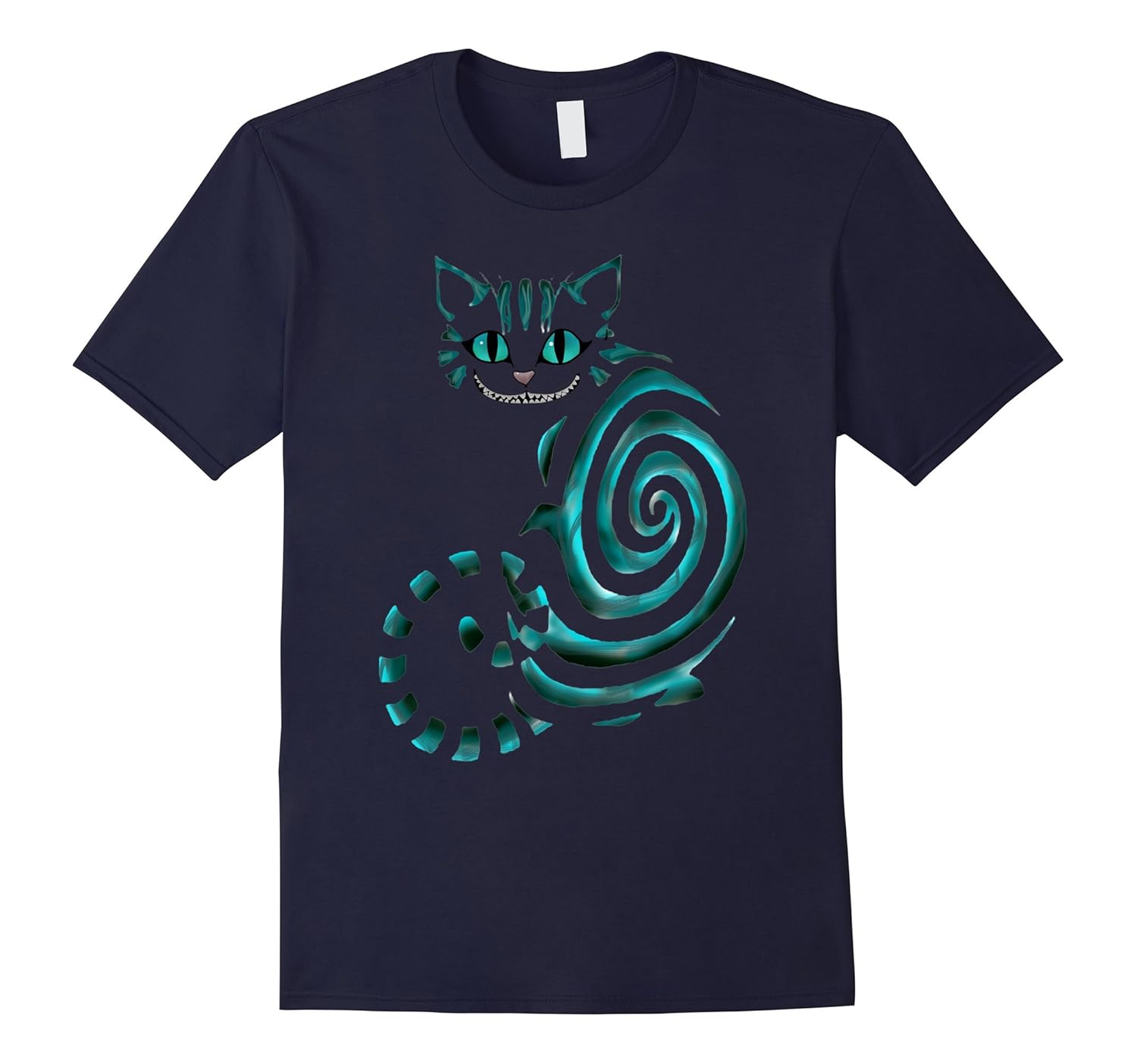 Funny Cheshire Faced Cat - Funny Cats T Shirt-ANZ