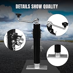Torin 2000lbs Trailer Jack Heavy-Duty Square Direct