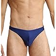 EASEJUICY Mens Swim Thong Sexy Swimwear Bikini Swimsuit Swimming Briefs String Bright Fabric with Drawstring Swim Tanga