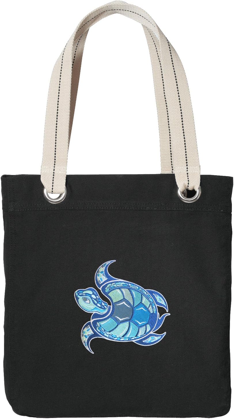 sea turtle beach bag