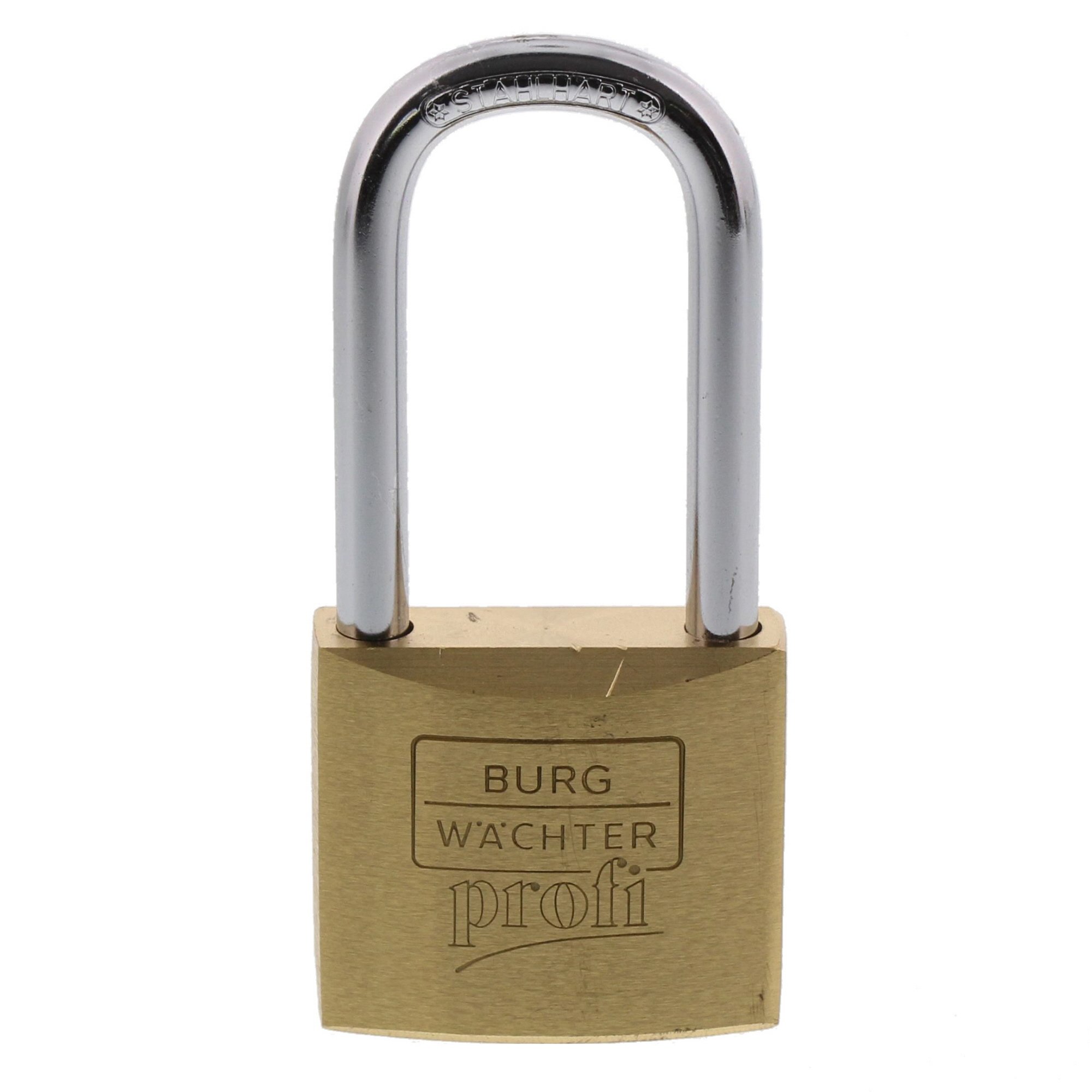 Burg-Wächter Profi 116HB 40 45 Brass High Shackle Padlock HB 45 mm