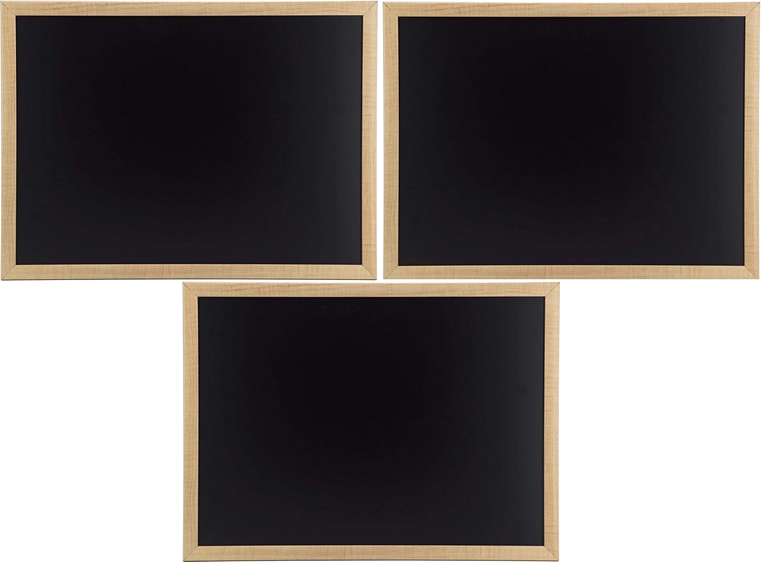 U Brands Chalkboard, 17 x 23 Inches, Oak Frame (310U00-01) : Office Products