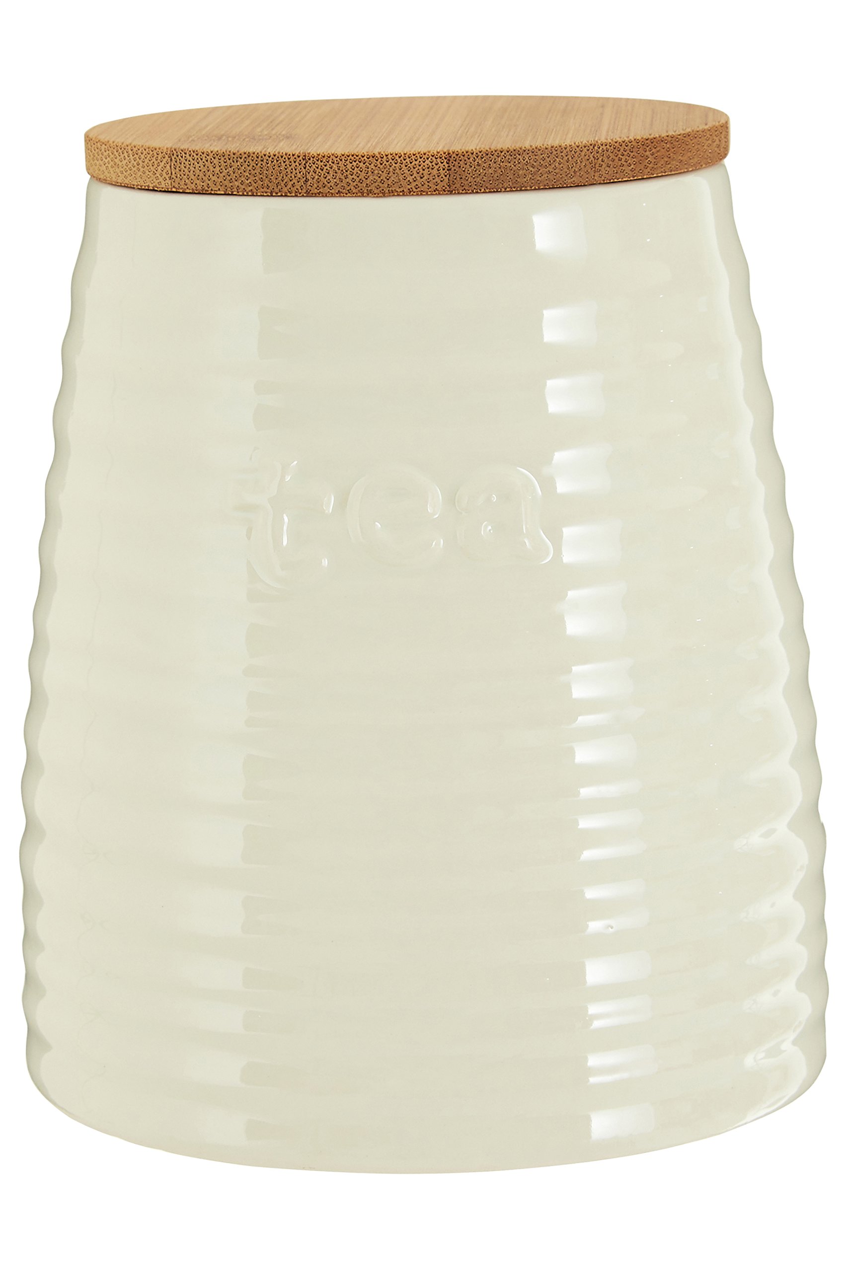 Premier Housewares Winnie Tea Canister, Cream