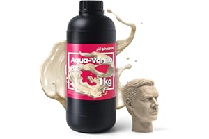 phrozen 3D Printer Rapid Resin [Aqua-Vanilla 8K], 405nm LCD UV-Curing Standard Photopolymer Resin for Highly Detailed Models, Low Odor Not Smelly Non-Brittle, Works Best with 8K 3D LCD Printer (1KG)