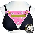 Sugar Glider Bra Pouch with Window Screen Bra Bonding Pouch for Gliders Ferret Rat Small Pets Triangle Design