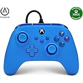 PowerA Wired Controller for Xbox Series X|S - Blue, gamepad, video game/gaming controller, works with Xbox One, Officially Li