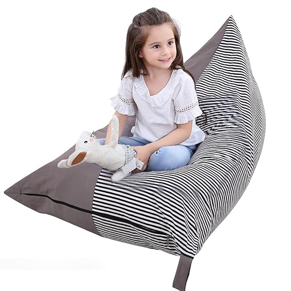 Eurobuy Sitzsack mit Stofftier-Motiv, bequemes Sitzen, extra große Spielzeug-Aufbewahrungstasche für Kinder, Teenager und Erw