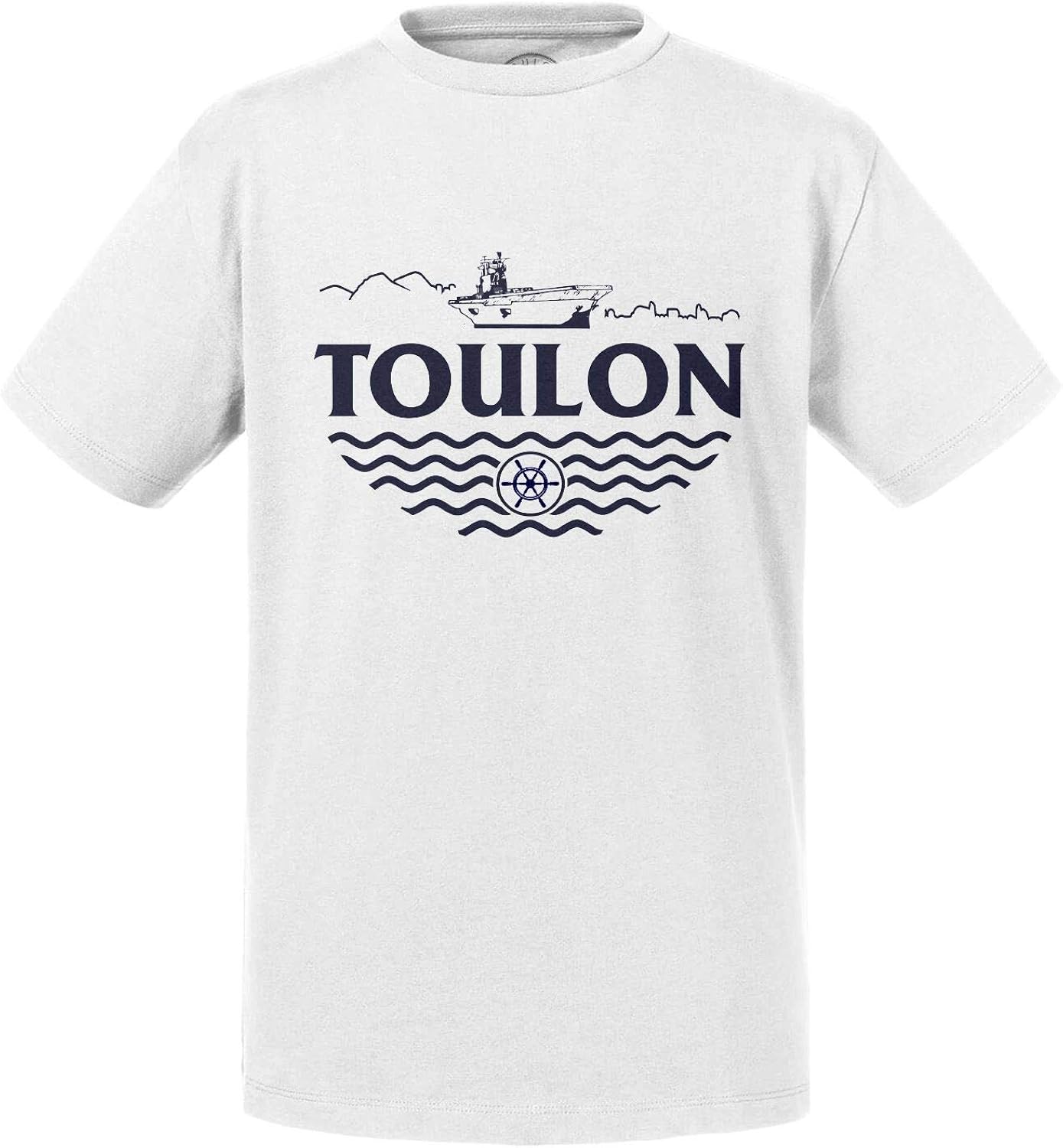 Kid's TShirt Toulon Minimalist City France Soleil Plage Amazon.co.uk