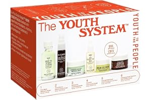 Youth To The People Youth System Set, 6-Pc Superfood Antioxidant Skincare Giftset, Mini Travel Cleanser, Dewy Face Oil, Hydrating Moisturizer, Brightening Serum, Exfoliating Facial Mask, and Eye Cream