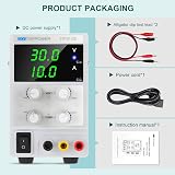 SKY TOPPOWER Variable DC Bench Power Supply 0-30V 0-10A Regulated CC/CV Lab DIY view 8