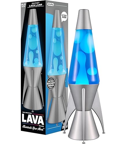 Rhode Island Novelty Retro Rocket Lava Lamp RED 18 Inches : Amazon