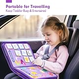 Hahaland Montessori Busy Board Purple Mermaid 21 in 1 Learning Toy 3+ Months view 5