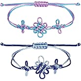 DITUFIDGTS Valentines Day Friendship Matching Bracelets Merch Toys, K-Style Adjustable Couple Bracelets - Handmade Concert Fans Costume Gift for Men, Women and Stocking Stuffers Teens