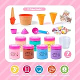 Kilpkonn 7 x 100ml Butter Slime Ice Cream Kit Kids Play Mat view 2