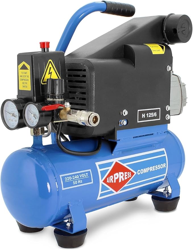 AIRPRESS Compressed air Compressor H 1856 Silent Silent 8 bar 6 litres