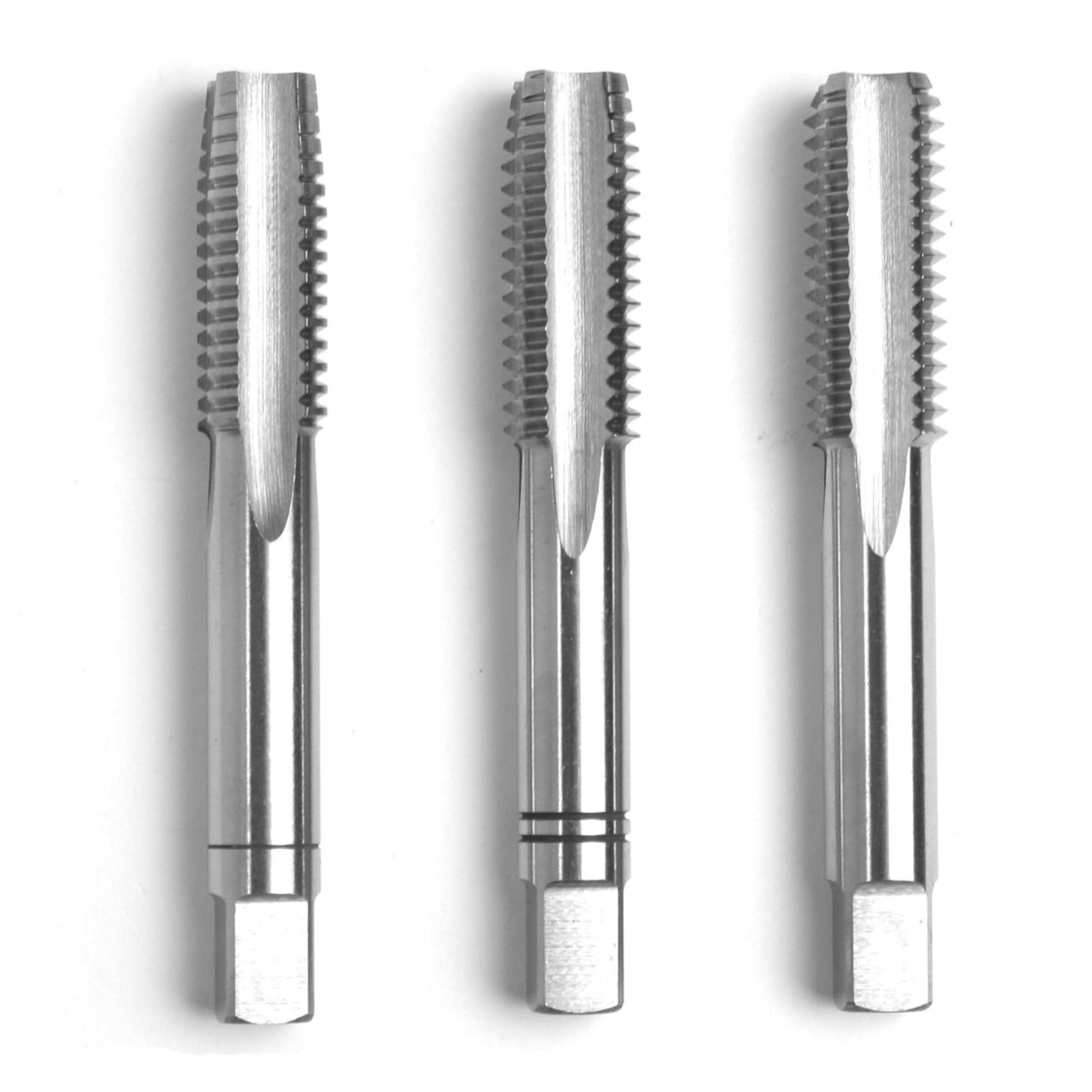GSR PROFI Tap Kit Inch UNC 3/8" x 16 HSSG Tripod Thread, Grinded, HSSG Metal Drill Set, Pre-Cut, Middle Cutter & Finished Cutter, Pass-Through and Blind Hole