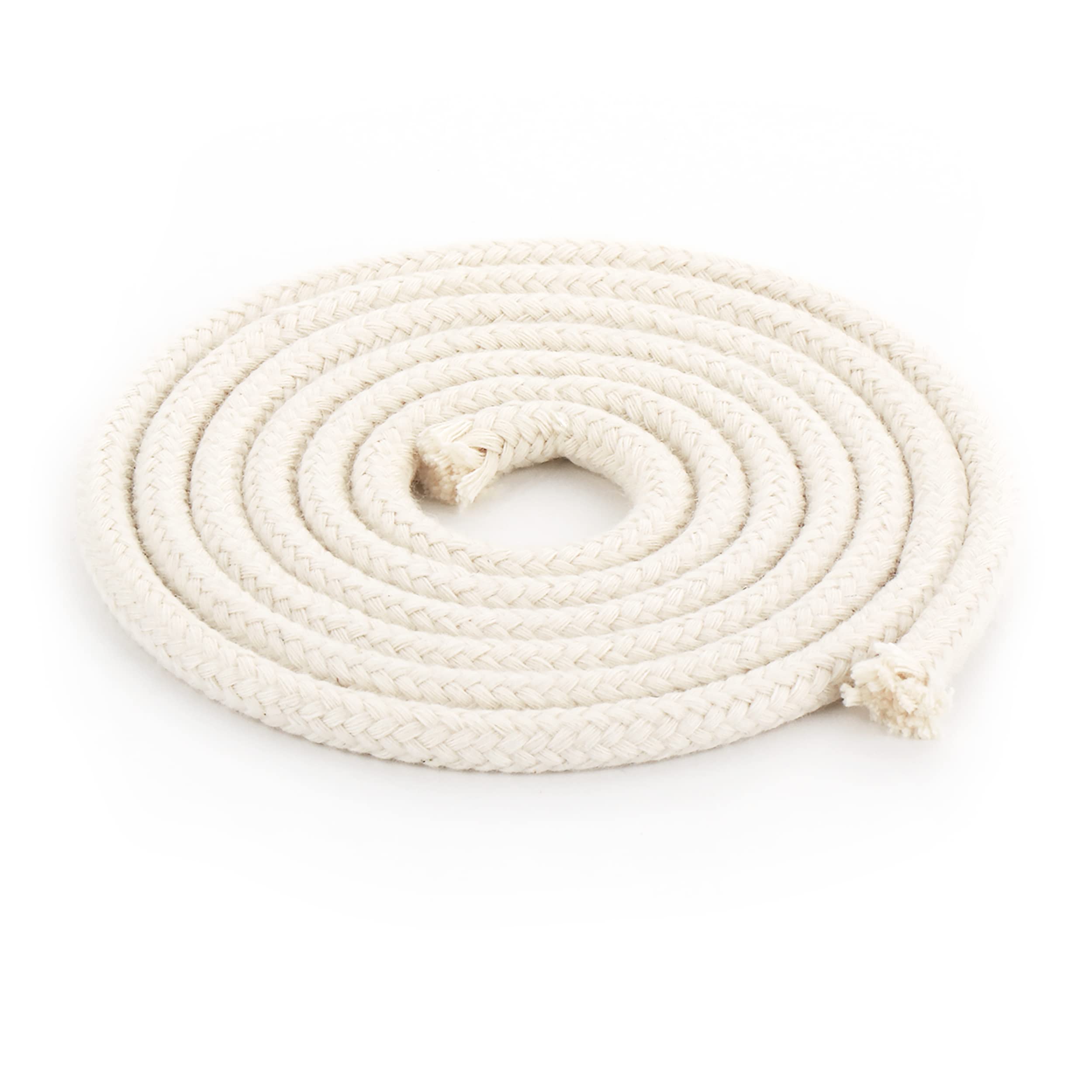 NKlaus 3 Metre Round Wick 100% Pure Cotton 6.0 mm Wide for Oil Lamp Kerosene Lamp