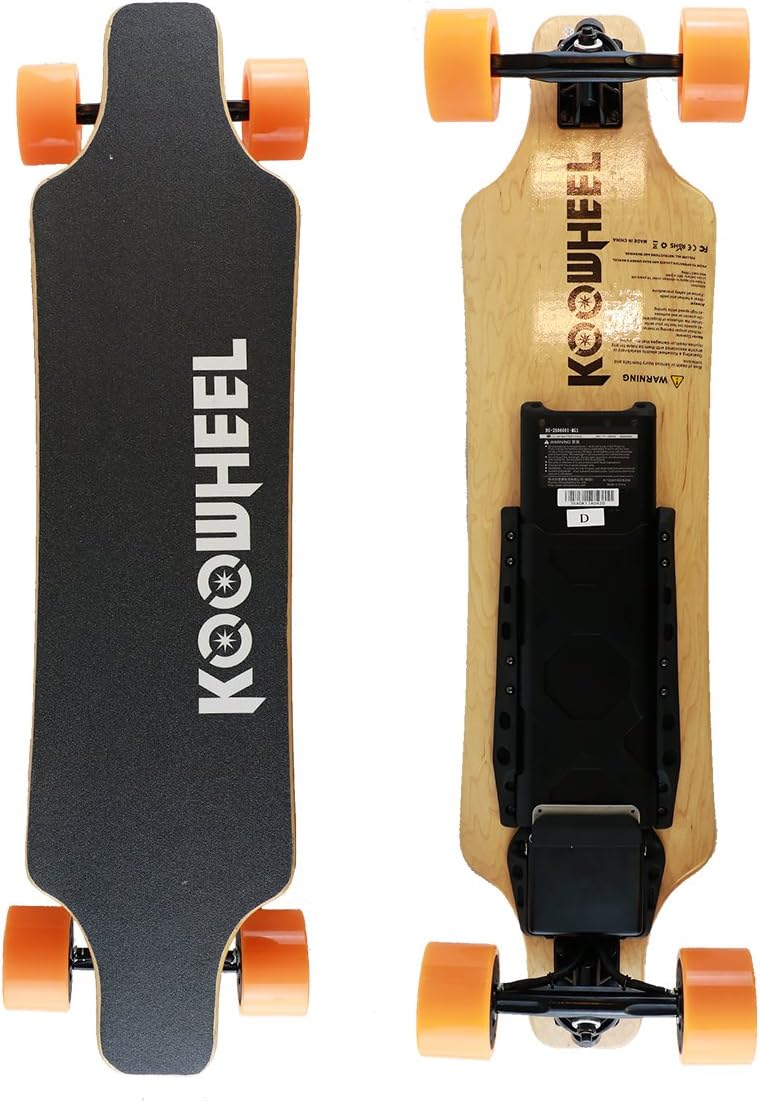 KooWheel D3M+ Edition Electric Skateboard - Upgraded Remote and Circuit Board – Dual 350W Hub Motors and 24.8 MPH Max Speed