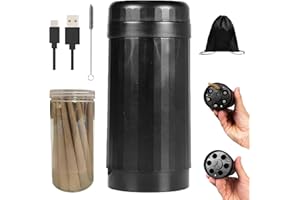 2 in1 Roller Grinder, Portable Swift Roll Cylinder Grinder Machine, Pro Roller Electric Grinders and Cone Filler, Portable Au