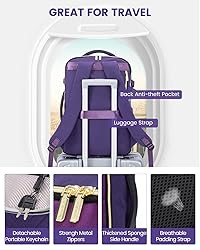 LOVEVOOK Travel Backpack for Women,40L Carry On