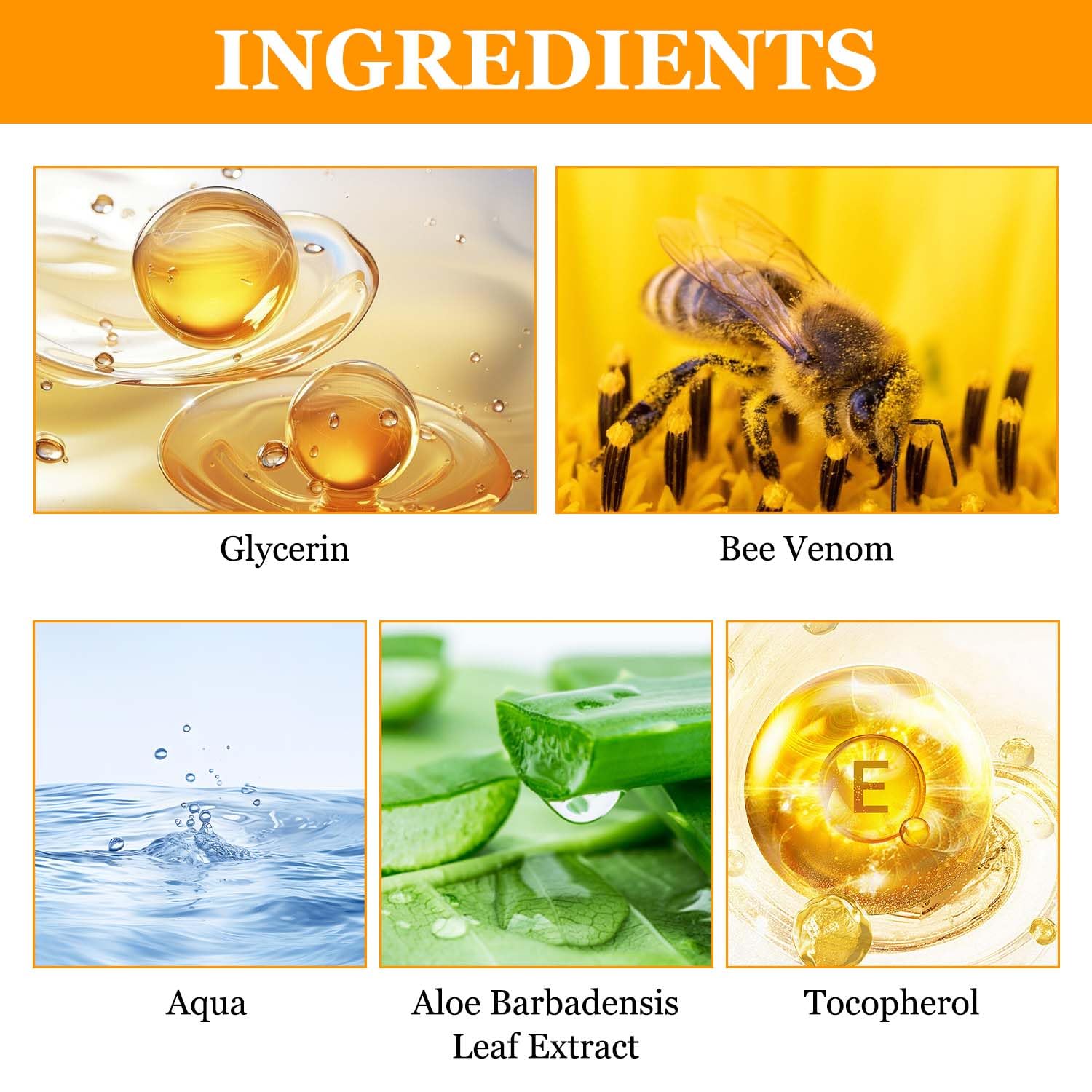 3 Bottle Bee Venom Cream, New Bee Venom Skin Cream, Professional Bee Venom Correcting Cream for All Skin Types