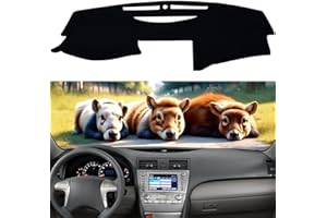 IIKSDII Dash Cover for Dashboard Cover Mat for to-yota Camry 2007 2008 2009 2010 2011 Accessories Dash Mat Shade Nonslip Mesh Protector No Glare